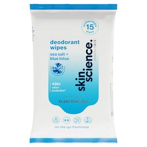 Ineos 15 x Skin Science Sea Salt + Blue Lotus Deo Wipes