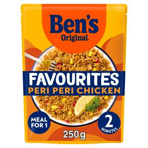 Bens Original Favourites Paella Chorizo and Vegetable Microwave Rice Instant Meal 250g