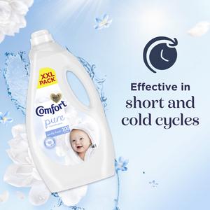 Comfort 100 Washes Pure Gently Fresh Fabric Conditioner 3L - gallery image 4