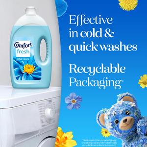 Comfort 100 Washes Fresh Blue Skies Fabric Conditioner 3L - gallery image 3