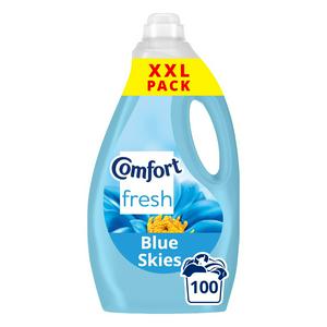 Comfort 100 Washes Fresh Blue Skies Fabric Conditioner 3L