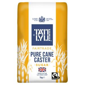 Tate & Lyle Pure Cane Caster Sugar 1kg