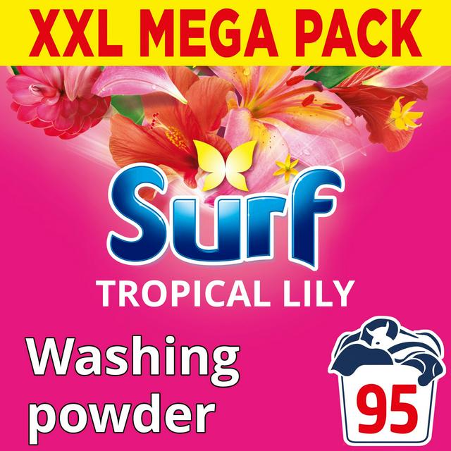 Surf 95 Washes Tropical Lily Washing Powder 4.75kg