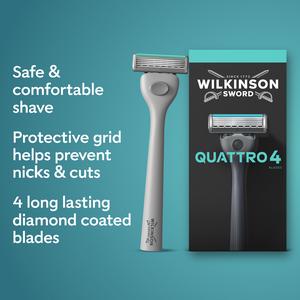 Wilkinson Sword Quattro Mens Razor Pack - gallery image 2