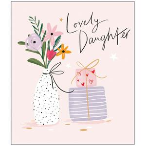 Carlton Lovely Daughter Happy Birthday Greeting Card