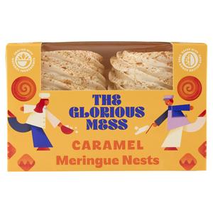 The Glorious Mess 4 x Caramel Meringue Nests Dessert Box
