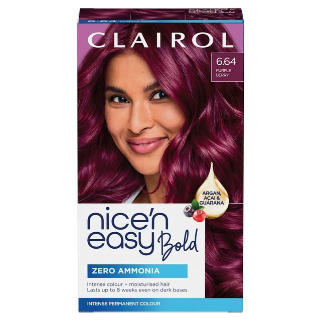 Clairol Nice'N Easy Bold 6.64 Purple Berry Permanent Hair Dye - gallery image 1