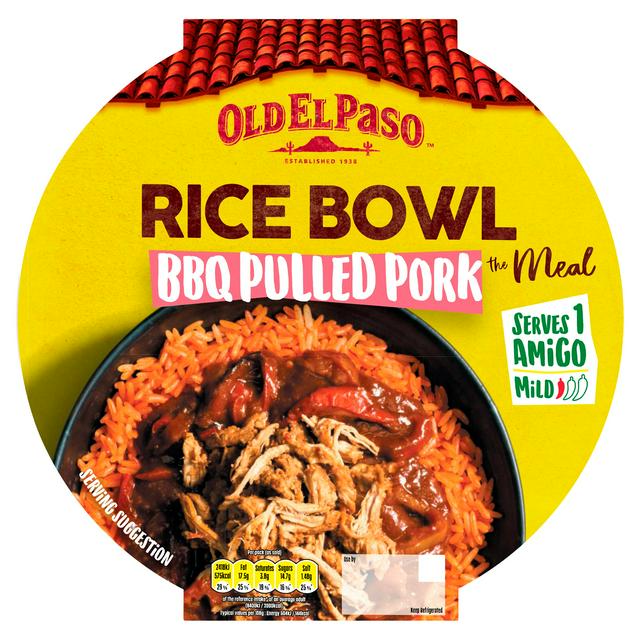 Old El Paso 400g the Meal BBQ Pulled Pork Rice Bowl - gallery image 1