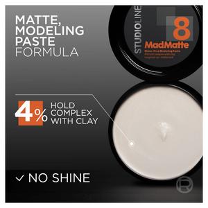 L'Oréal Paris Studio Line 75ml Mad Matte Shine Free Modelling Paste - gallery image 3