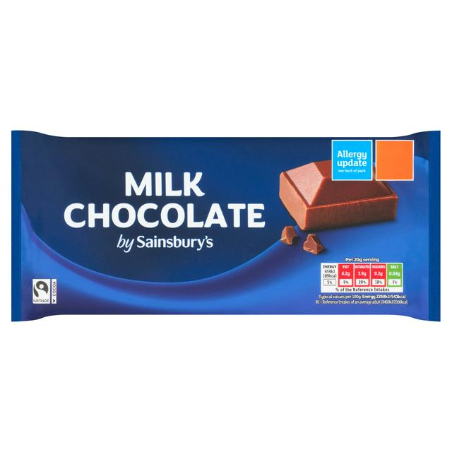 Sainsbury's Milk Chocolate 180g - gallery image 1