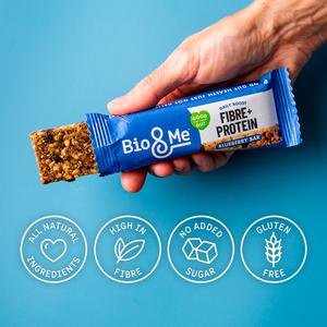 Bio&Me Daily Boost 3 x 40g Fibre + Protein Blueberry Flapjacks Bars - gallery image 3