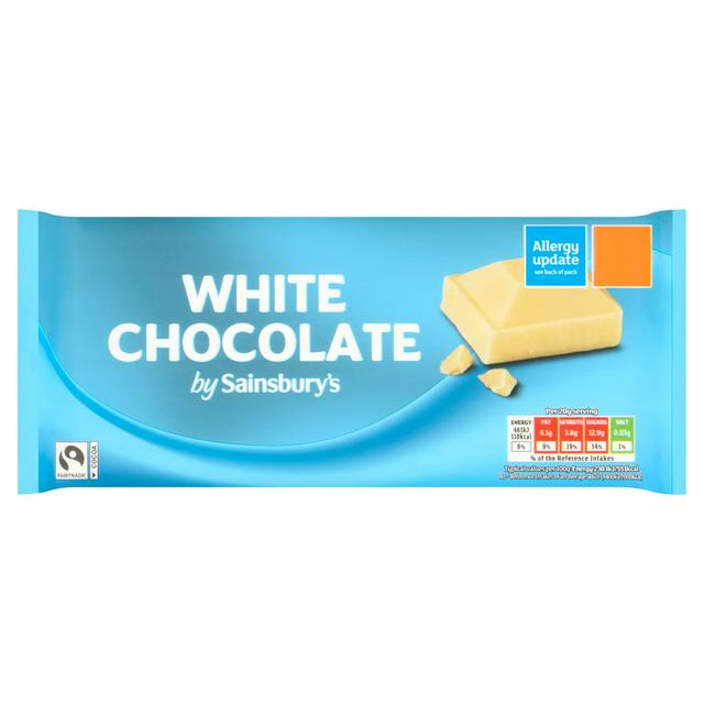 Sainsbury's White Chocolate 180g - gallery image 1