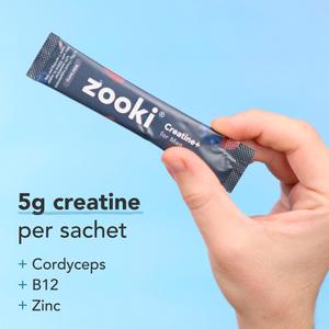 Zooki Creatine+ 6.78g for Men Wild Berry Powder Sachet - gallery image 4