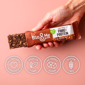 Bio&Me Daily Boost 3 x 40g Fibre+Protein Cocoa Flapjack Bars - gallery image 3