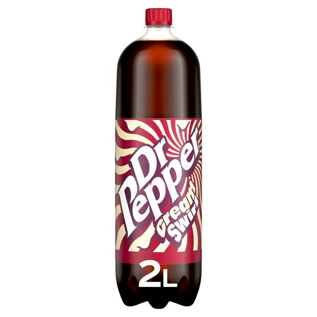Dr Pepper 2L Cream Swirl Soft Drink Bottle - gallery image 1