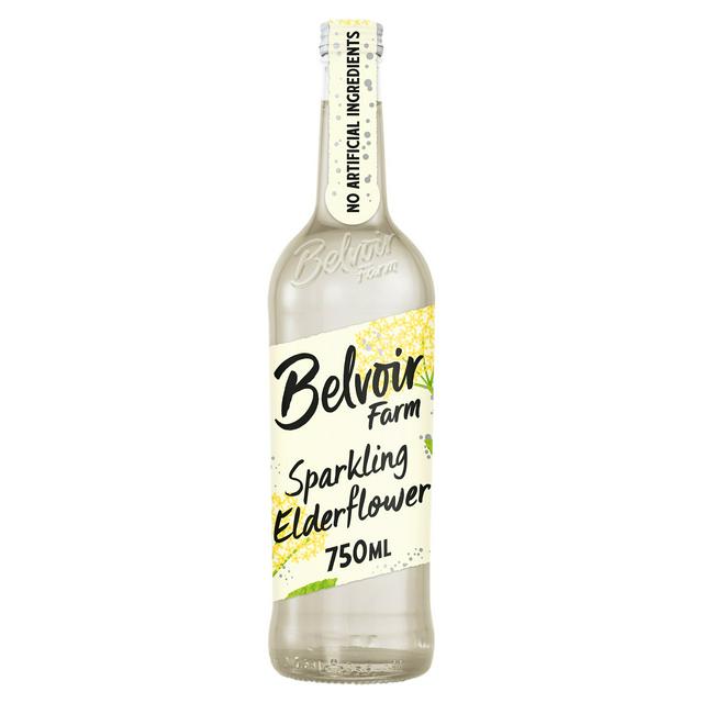 Belvoir Farm 750ml Elderflower Sparkling Soft Drink - gallery image 1
