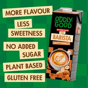 Oddlygood 1L Nutty Vanilla Flavour Oat Barista - gallery image 3
