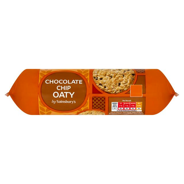 Sainsbury's 300g Chocolate Chip Oaty Biscuits - gallery image 1