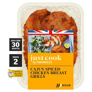 Sainsbury's Just Cook Sweet Chilli Chicken Breast Sizzlers 315g