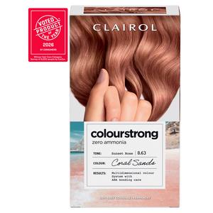 Clairol Colour Strong 8.63 Sunset Rose Permanent Hair Dye - gallery image 2