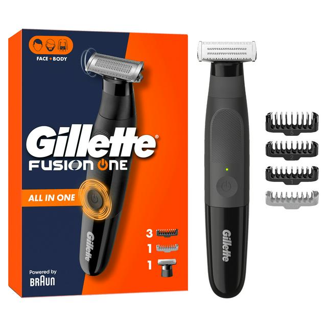 Gillette Fusion One Hybrid Beard Trimmer & Shaver for Face & Body, Beard Trimmer & Groomer - gallery image 1