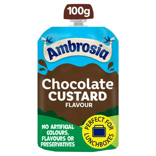 Ambrosia 100g Chocolate Custard Dessert Snack Pouch - gallery image 1