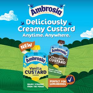 Ambrosia 100g Chocolate Custard Dessert Snack Pouch - gallery image 3