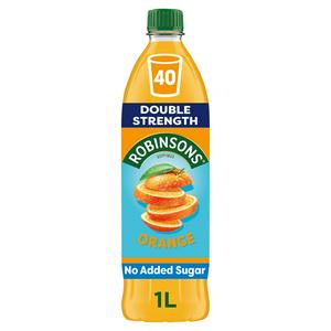 Robinsons 1L Double Strength Orange No Added Sugar Squash