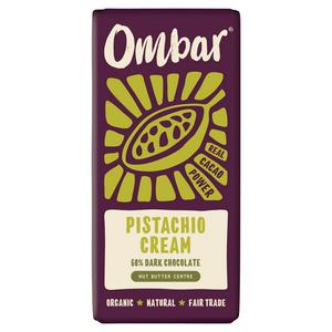 35g Pistachio Cream 60% Ombar Chocolate