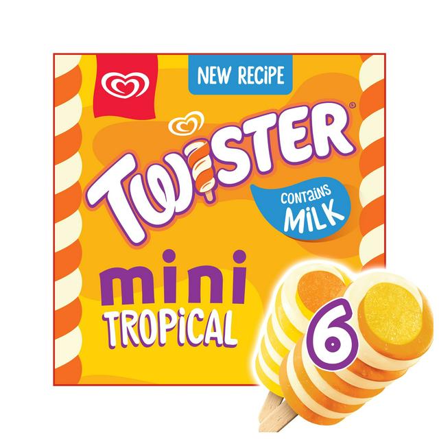 Twister 6 x 50ml Mini Tropical Ice Cream Lollies - gallery image 1