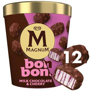 Magnum BonBon Milk Chocolate and Cherry Bites 12x17ml