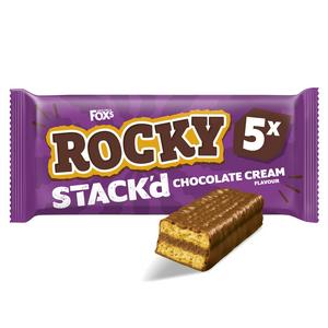 Fox's Rocky 5 x 25g Stack'd Vanilla Cream Flavour Multipack Biscuit Bar