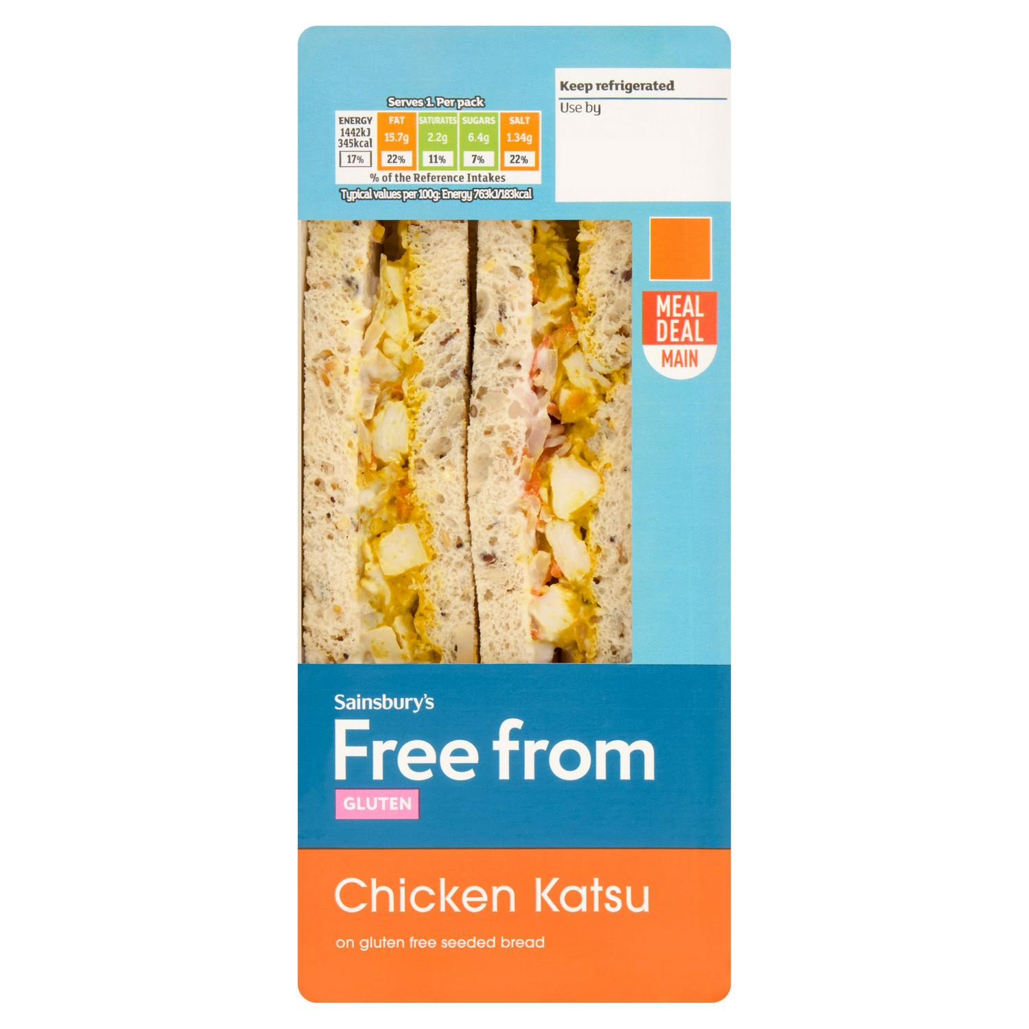 Sainsbury's Gluten Free Katsu Chicken Sandwhich