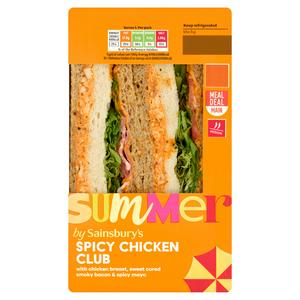 Sainsbury's Spicy Chicken Club Sandwich