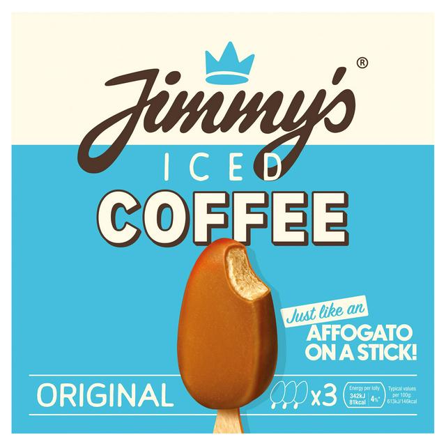 Jimmy's 3 x 56g Original Iced Coffee Flavour Frozen Coffee Shell