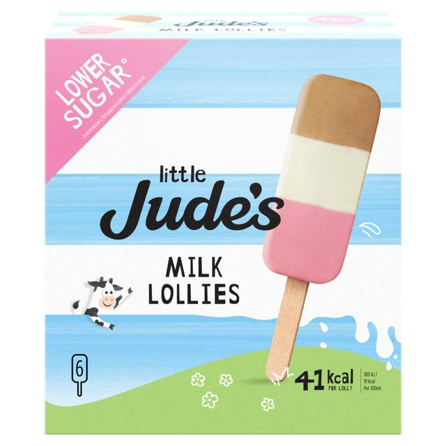 Little Jude's 6 x 45ml Milk Lollies - gallery image 1