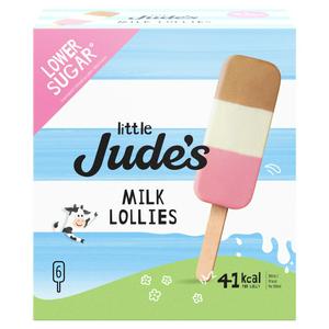 Little Jude's 6 x 45ml Milk Lollies