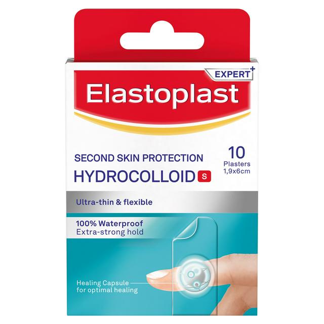 Sainsburys Elastoplast 10 x Second Skin Protection Hydrocolloid Finger Strip Plasters