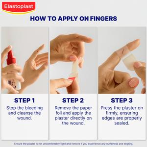 Elastoplast 10 x Second Skin Protection Hydrocolloid Finger Strip Plasters - gallery image 4