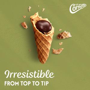 Cornetto Max 4 x 90ml Pistachio Ice Cream Cones - gallery image 3