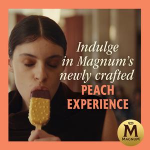 Magnum Signature 3 x 90ml Peach Ice Cream Sticks - gallery image 4