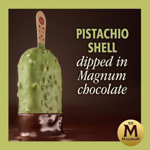 Magnum Signature 3 x 90ml Pistachio Ice Cream Sticks - gallery image 4
