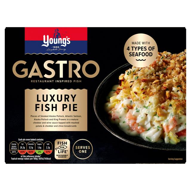 Youngs 370g Gastro Luxury Fish Pie