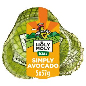 Holy Moly 5 x 57g Kid's Simply Avocado