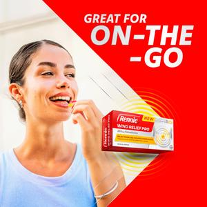 Rennie 20 x Wind Relief Pro 250mg Simeticone Soft Gel Capsules - gallery image 4