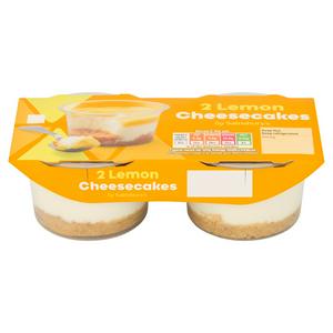 Sainsbury's 2 x Lemon Cheesecakes 100g