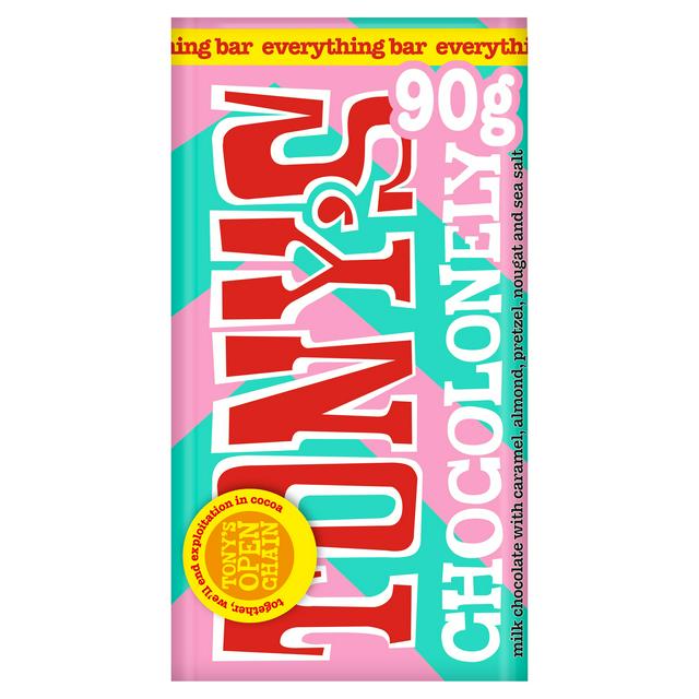 Tony's 90g Chocolonely Milk Chocolate Bar - gallery image 1