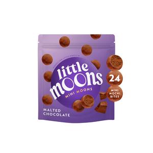 Little Moons Mini Moons 168g Malted Chocolate Cheesecake Frozen Snack - gallery image 2