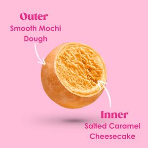 Little Moons Mini Moons 168g Salted Caramel Cheesecake Frozen Snack - gallery image 4