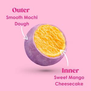 Little Moons Mini Moons 168g Mango & Passionfruit Cheesecake Frozen Snack - gallery image 4